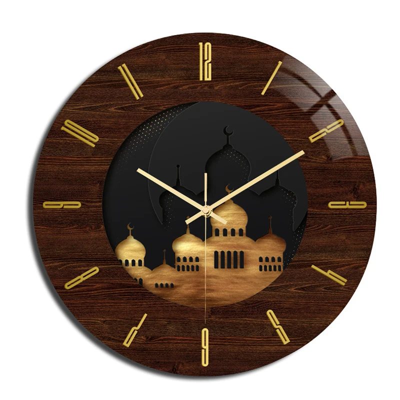 Роскошные американские настенные часы в стиле ретро акриловые современные