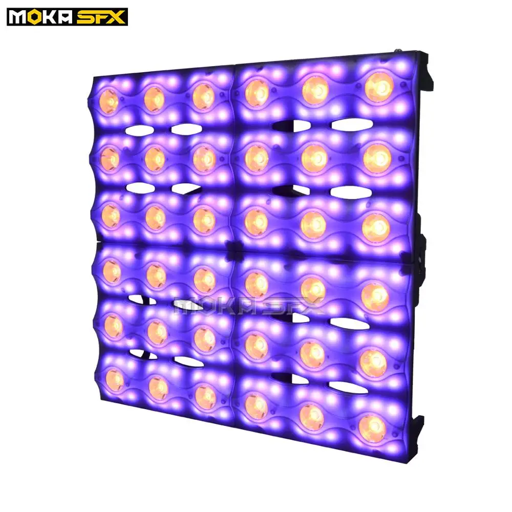 36x3W матричный светильник сценический светодиодный Par Pixel Panel RGBW 4in1 Control Dj вечерние