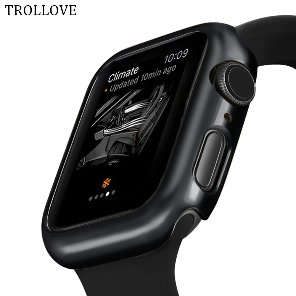 Ультратонкий бампер для Apple Watch Series 4 40 мм 44 чехол из поликарбоната тонкий iWatch 5