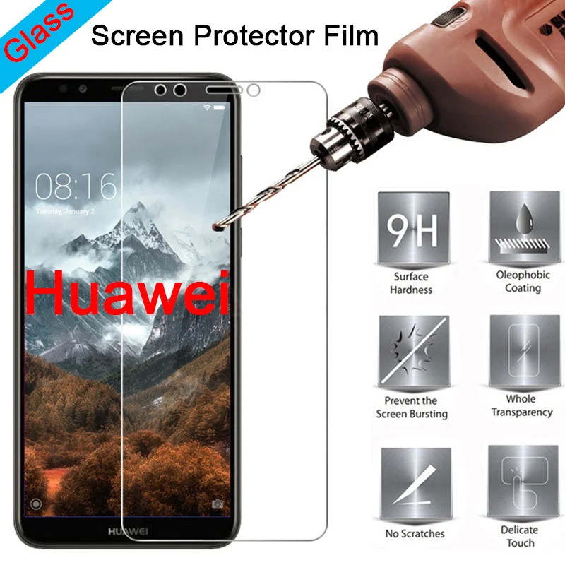 9H закаленное стекло для защиты экрана Huawei Y9 Y7 Y6 Y6S Y5 Y3 Prime 2018 2019 Защитные пленки HD