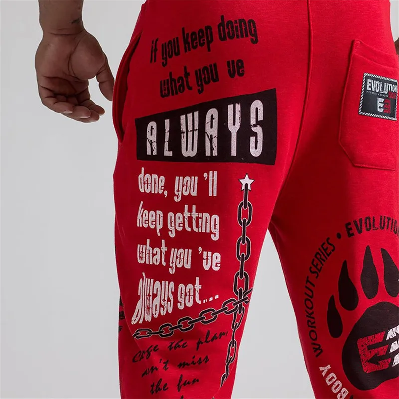 

New Running Jogging Pants Men Cotton Soft Bodybuilding Joggers Sweatpants Harem Long Trousers Gym Fitness Sport Training Pants