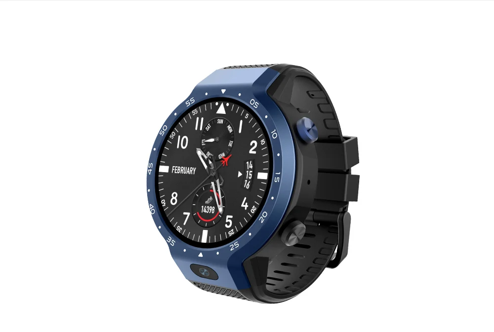 4G Smartwatch телефон Android 7.1.1 1 Гб+ 16 Гб Шагомер фитнес трекер Поддержка gps Wi-Fi сердечного ритма Bluetooth Smartwatch