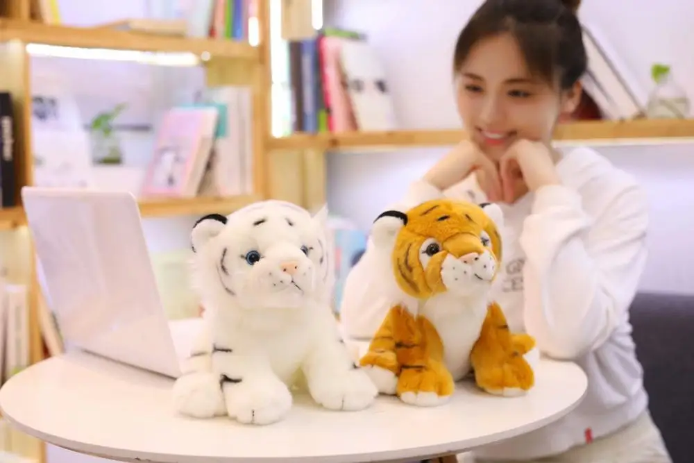 

new toy lovely tiger plush toy squatting tiger soft doll baby toy birthday gift s2255