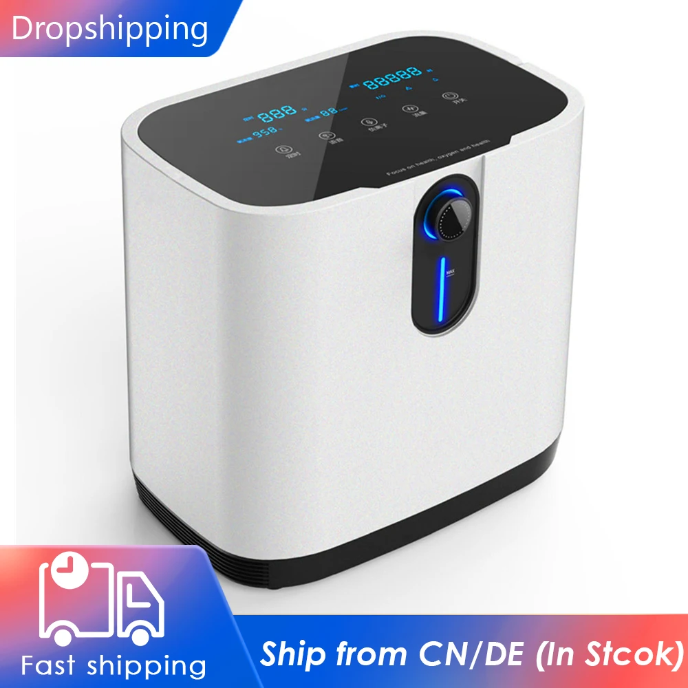 

AUPORO Air Purifier AC 220V/110V Oxygen Concentrator Generator ZY-1Z 1-7L/min 48Hours Oxygen Making Machine Without Battery