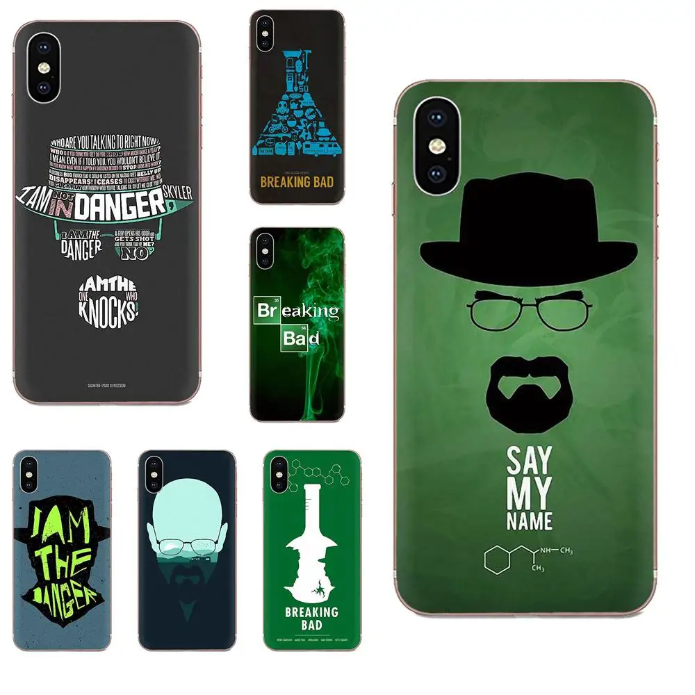 Прозрачный ТПУ чехлы накладки чехол с принтом во все тяжкие для Huawei Honor 4C 5A 5C 5X6 6A 6X7