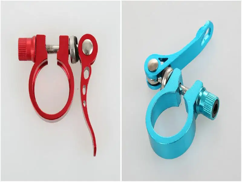 Алюминиевый Сверхлегкий быстросъемный зажим для сиденья велосипеда MTB горного 34