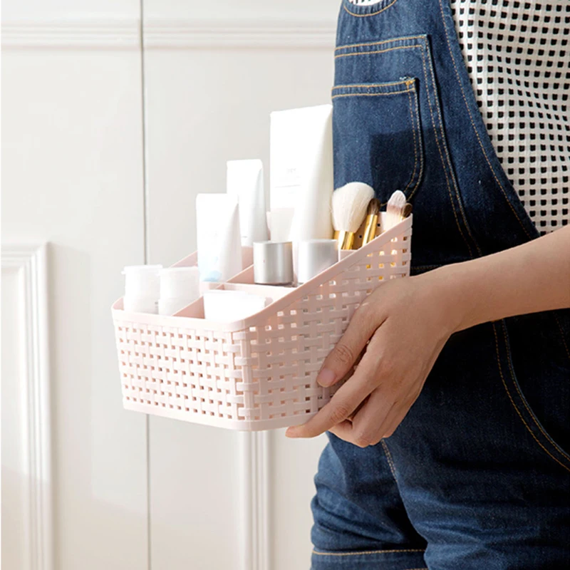 Домашняя имитация ротанга серия коробка для хранения косметики комод отделочная