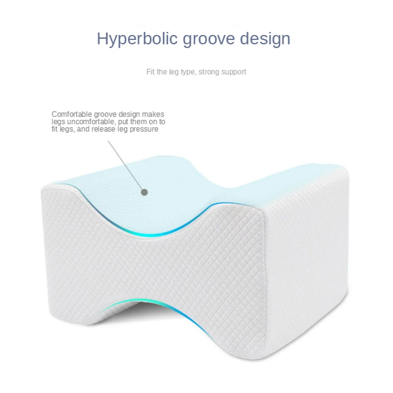 Memory Foam Wedge Sleeping Knee Pillow for Side Sleepers Back Pain Sciatica Relief Pregnancy Maternity Pillows Leg Cushion | Дом и сад
