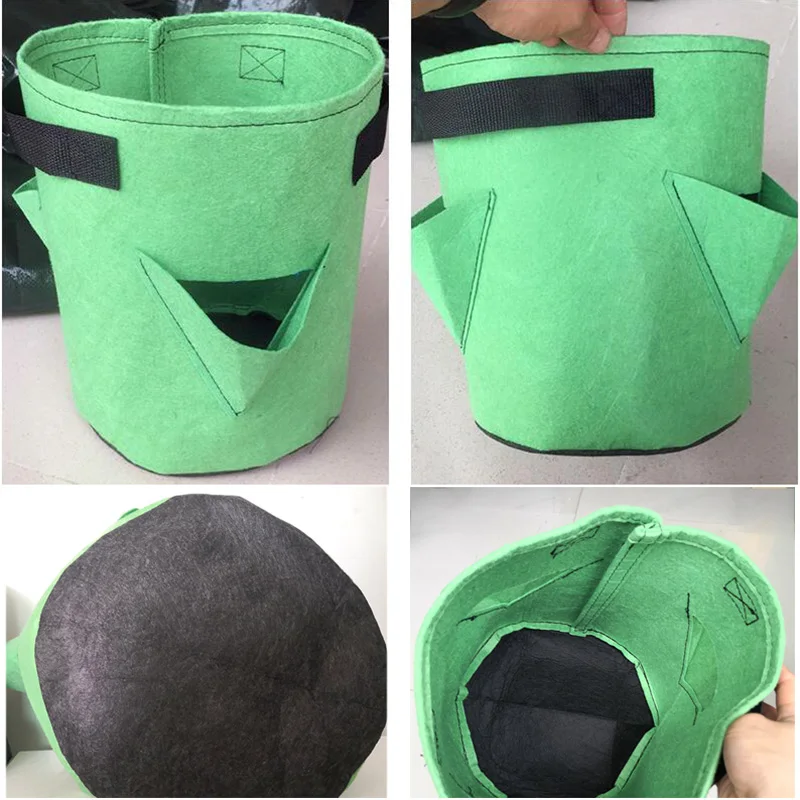 

Potato Grow Bag Garden Outdoor Planter Container Bags Vertical Planting Grow Bag For Strawberry Flower Herb Pots 5 7 10 Gallon