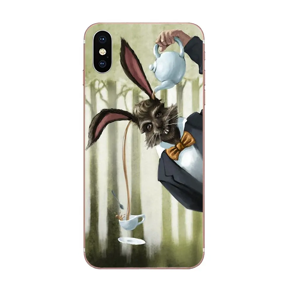Алиса в стране чудес карманные часы кролик для Huawei Honor 4C 5A 5C 5X6 6A 6X7 7A 7C 7X8 8C 8S 9 10 10i 20