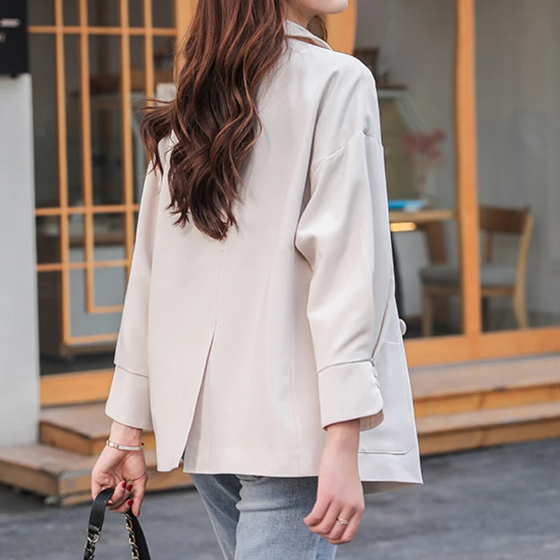 Женский хлопковый пиджак однотонный приталенный Блейзер желтого и бежевого