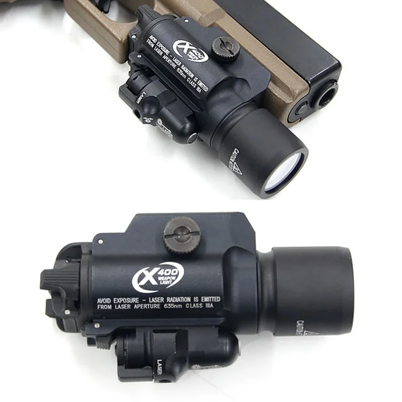 Softair Тактический X400 оружие светильник красная лазерная указка Airsoft Arma Военная Glock