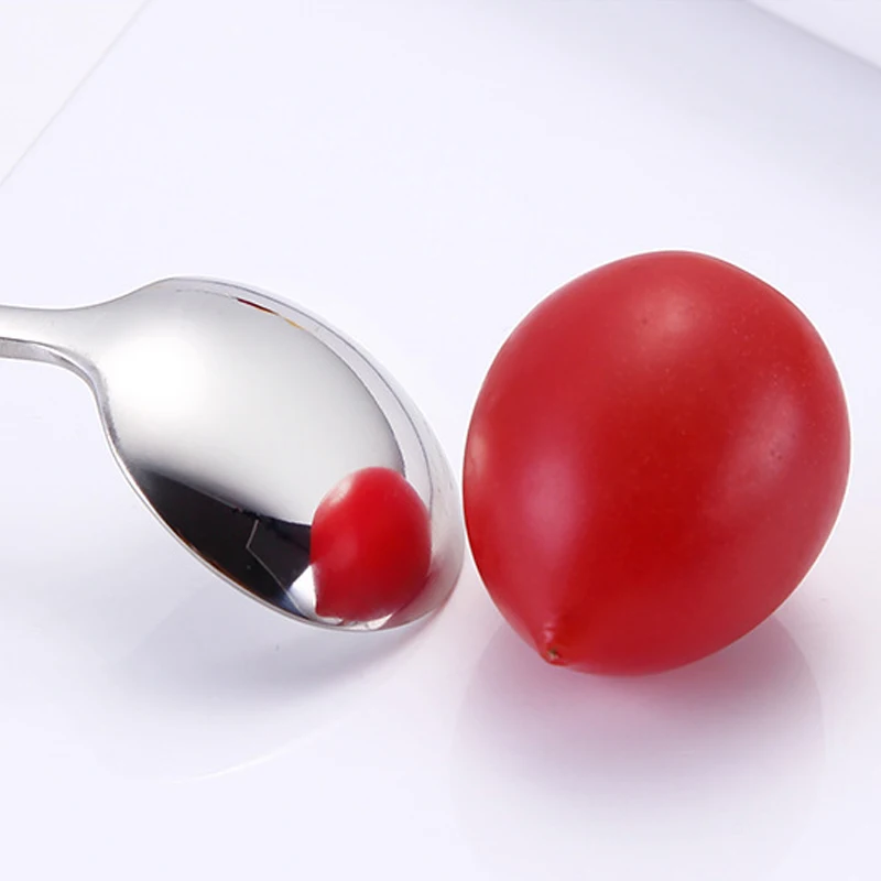 

Rainbow Color Coffee Tea Stir Spoon Long Handle Ice Cream Dessert Spoons Eco-Friendly Stainless Steel Tableware Kitchen Supplies