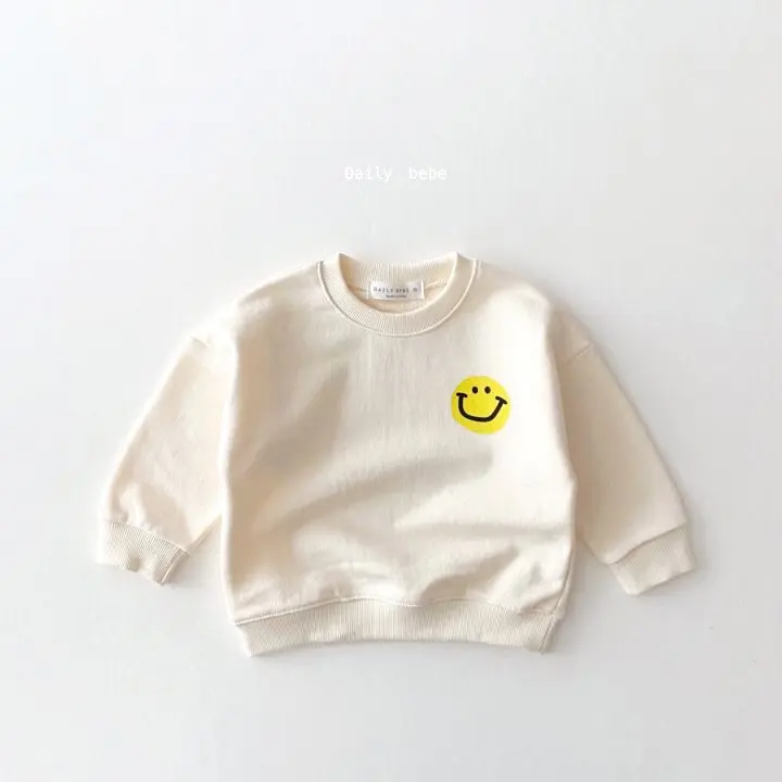 Spring New Fashion Smiley Print Baby Long Sleeve T Shirts Cotton Kids Striped Sweatshirt Girl Autumn Boy Casual | Детская одежда и