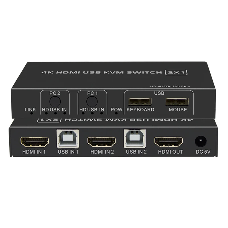 Квм переключатель USB HDMI 1 4 K квм порт 4/2 3840X2160P до мониторов для mac os. Windows