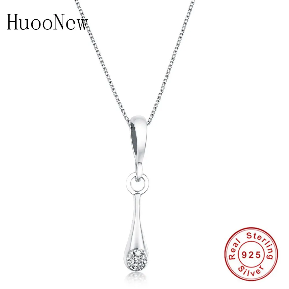 Ожерелье с подвеской из прозрачного циркония кулон капельным цирконием 2019