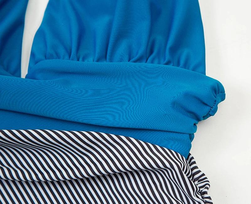 Купальник с высоким вырезом слитный купальный костюм большого размера для