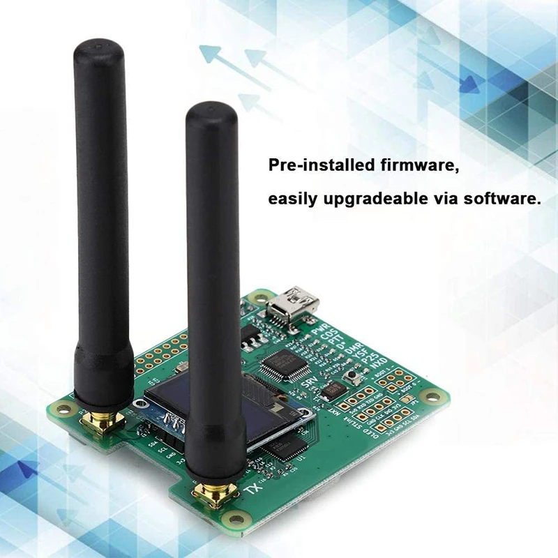 

V1.3 MMDVM_HS_Dual_Hat Duplex Hotspot +OLED +Antenna Support P25 DMR YSF NXDN