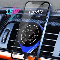 car magnetic wireless charging 15w fast charging for iphone 11 12 pro max huawei p30 xiaomi samsung wireless phone car charger