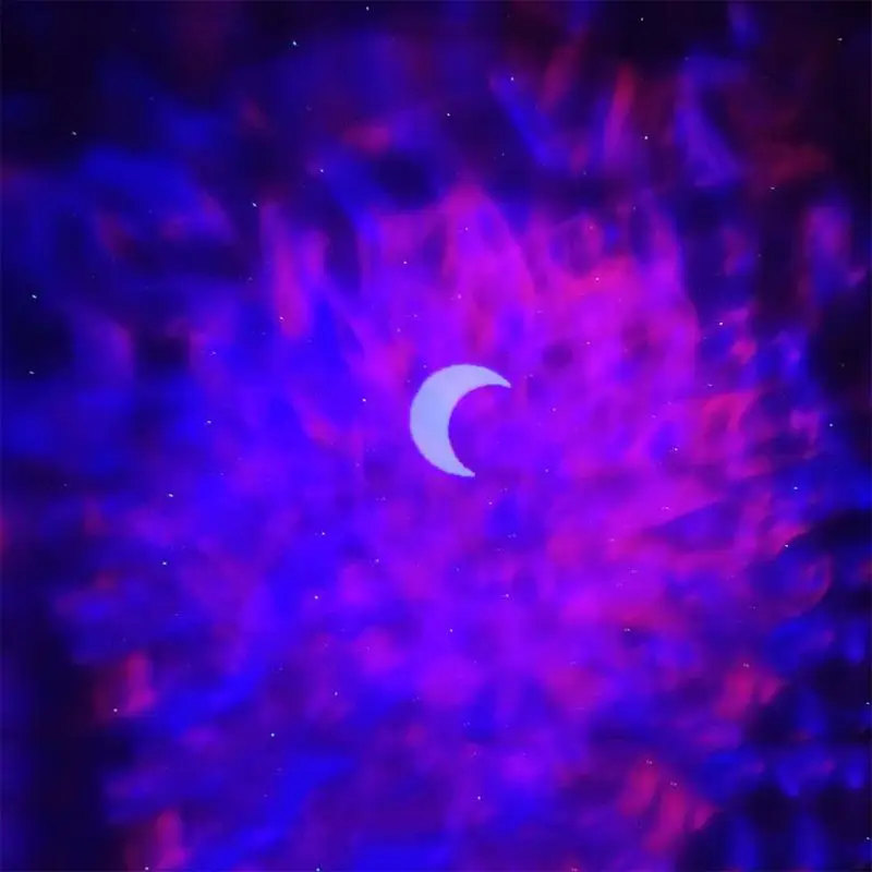 

G2AA Star Sky Projector Star Night Light Projection 6 Colors Ocean Waving Lights 360