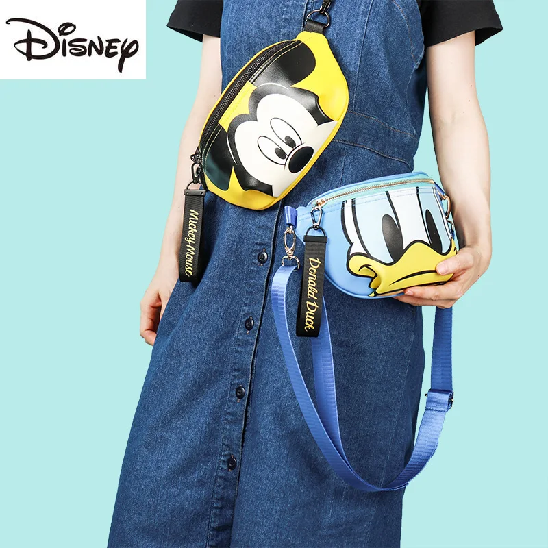 

Disney's New Cute Coin Purse Messenger Small Waist Bag Female Tide Ins Chest Bag Large-capacity Girl Fashion Shoulder Bag Wild