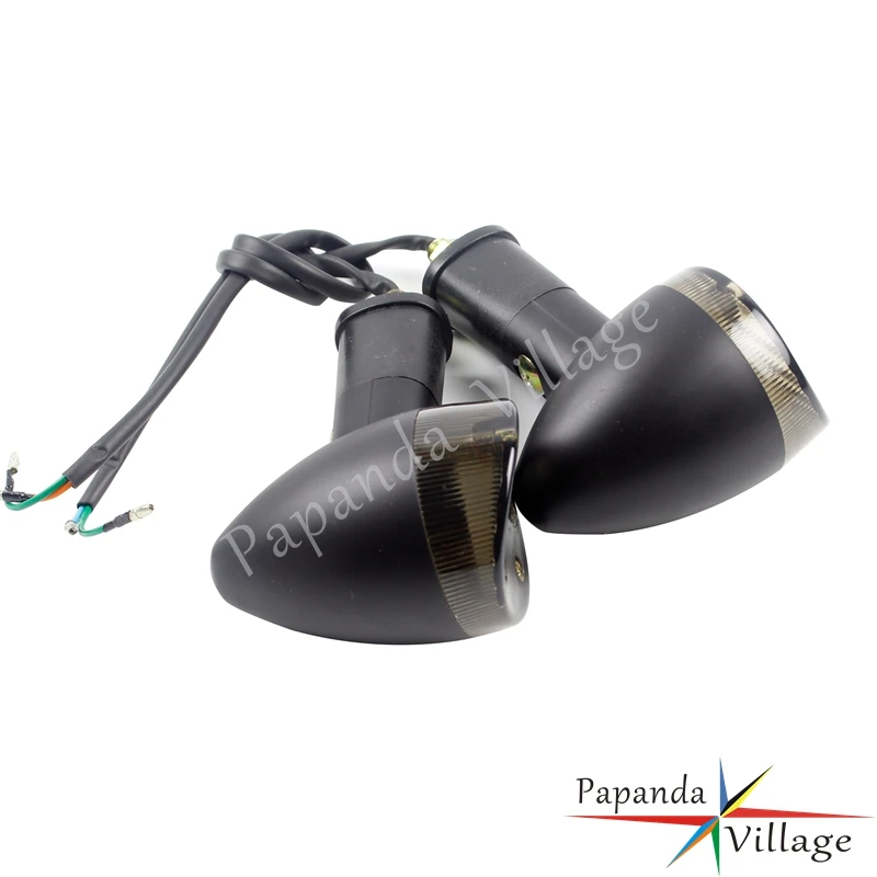 Хромированные указатели поворота мотоцикла лампы янтарсветильник для Honda VTX 1800