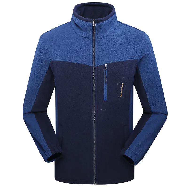 Мужская Флисовая куртка на молнии с капюшоном CP для активного отдыха туризма