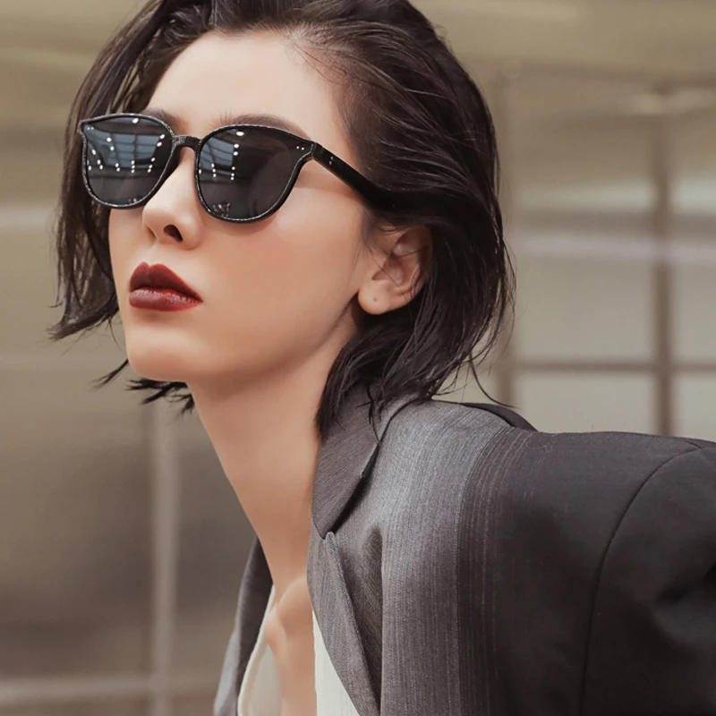 

Luxury Desinger Women Sunglasses Polarized Soft Acetate Glasses Frame Fashion Outdoor Sun Glasses Anti-glare Fishing Eyewear