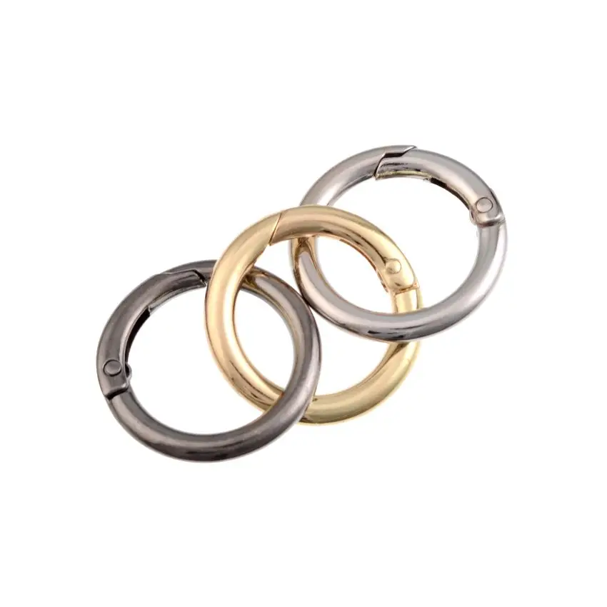 Free Shipping-2Pcs Unwelded Leather Bag Metal Crafts DIY Ring Clasp 28mm(Inside: 19mm ) Connect Buckle | Дом и сад