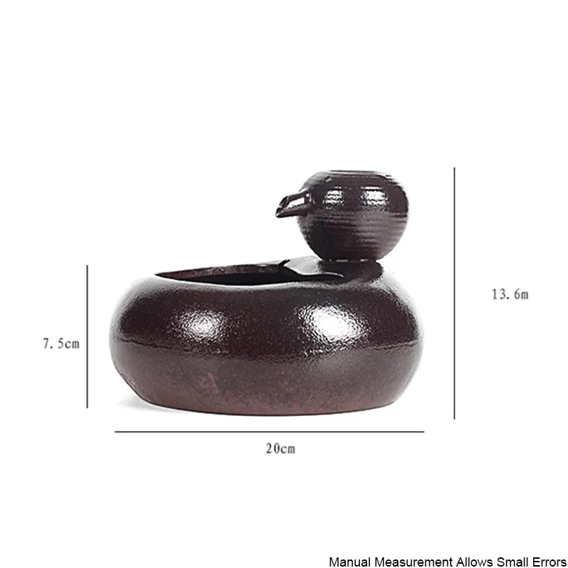 Креативный керамический фэн-шуй мини-фонтан на удачу 110 В/220 В настольные