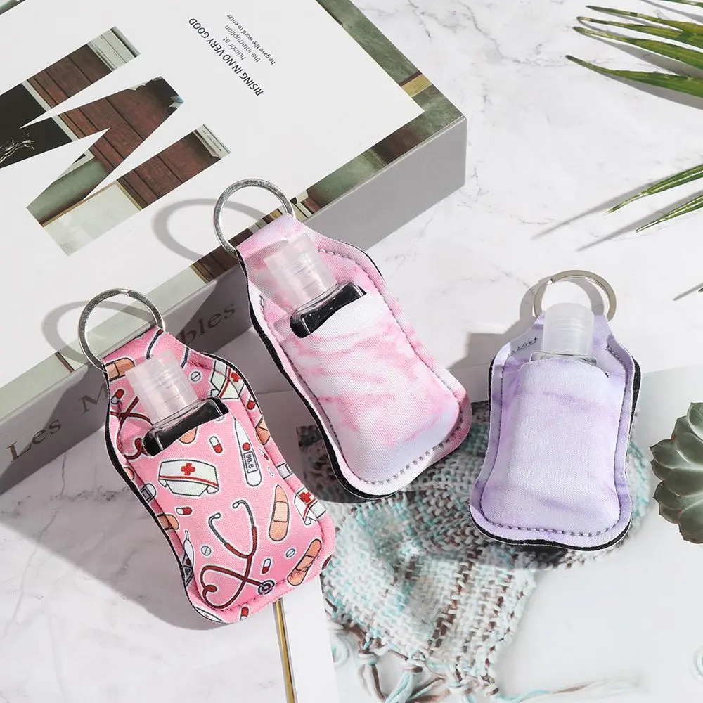 

Makeup Tool Flip-Top Sub-bottling Refillable Containers Travel Bottle Hand Sanitizer Empty Container Keychain Holder