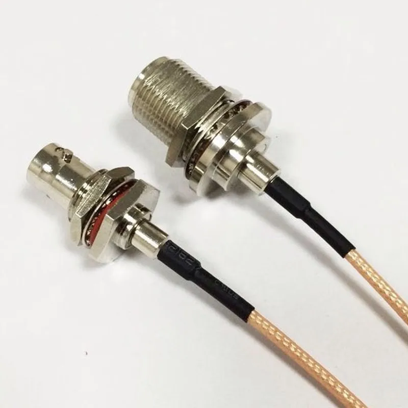 

RF Coaxial BNC Male Jack To N Female Plug Connector 20cm Cable Adapter
