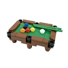 Сборный городской бильярдный стол MOC, наборы Киев для бильярда, игрушки для детей, аксессуары, антистресс, фиджет сделай сам, кирпичные города, строительные блоки