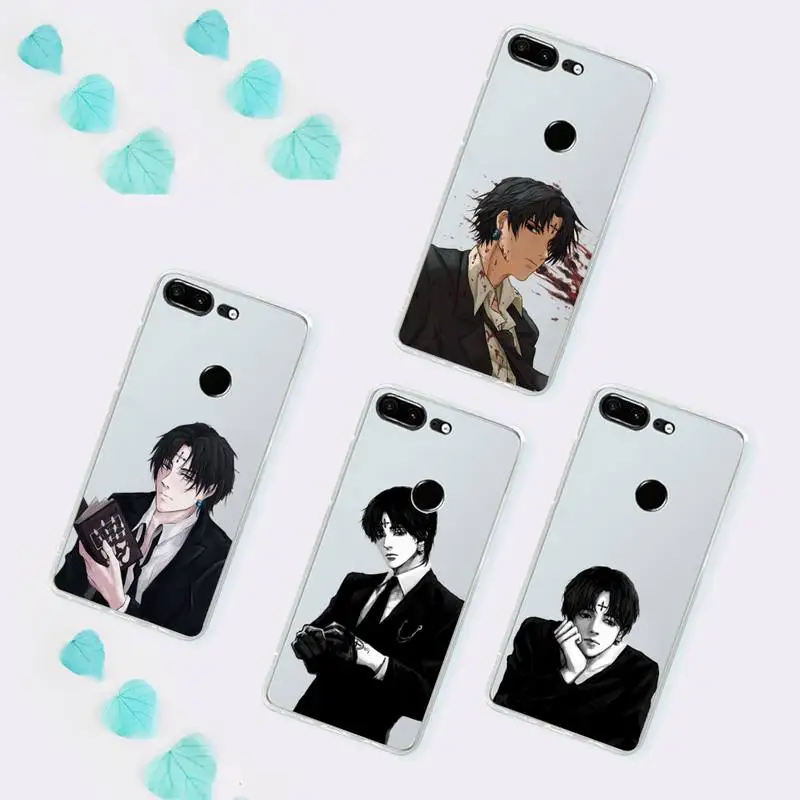 

Chrollo Lucilfer Chains phone cases Transparent for Huawei P 40 20 30 10 mate pro lite plus smart phone case