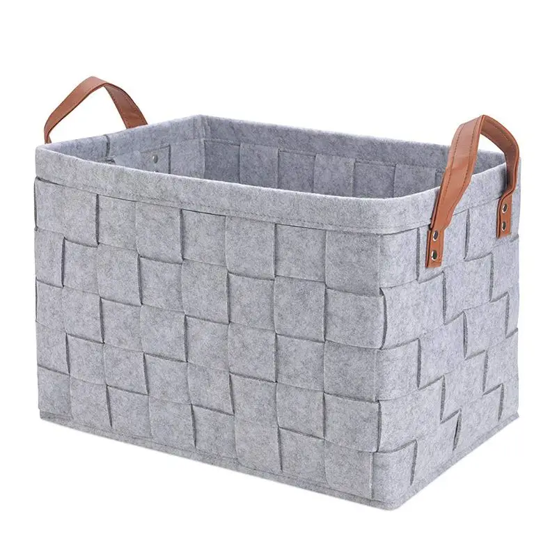 

066F Women Girl Felt Handbag Organizer Desk Pocket Purse Storage Bag Stationery Case Travel