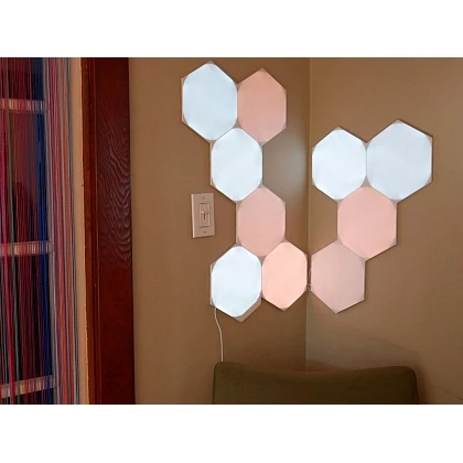 Умная система освещения Nanoleaf Shapes Hexagon Starter Kit (5 панелей)с управляющим блоком