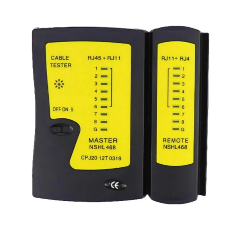 Сетевой Кабельный тестер RJ45 RJ11 RJ12 CAT5 UTP LAN кабель детектор телефонной линии