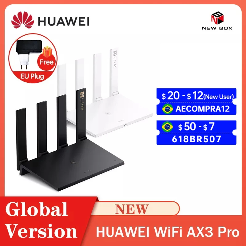 Глобальная версия HUAWEI AX3 PRO WiFi6 скоростной революционный маршрутизатор