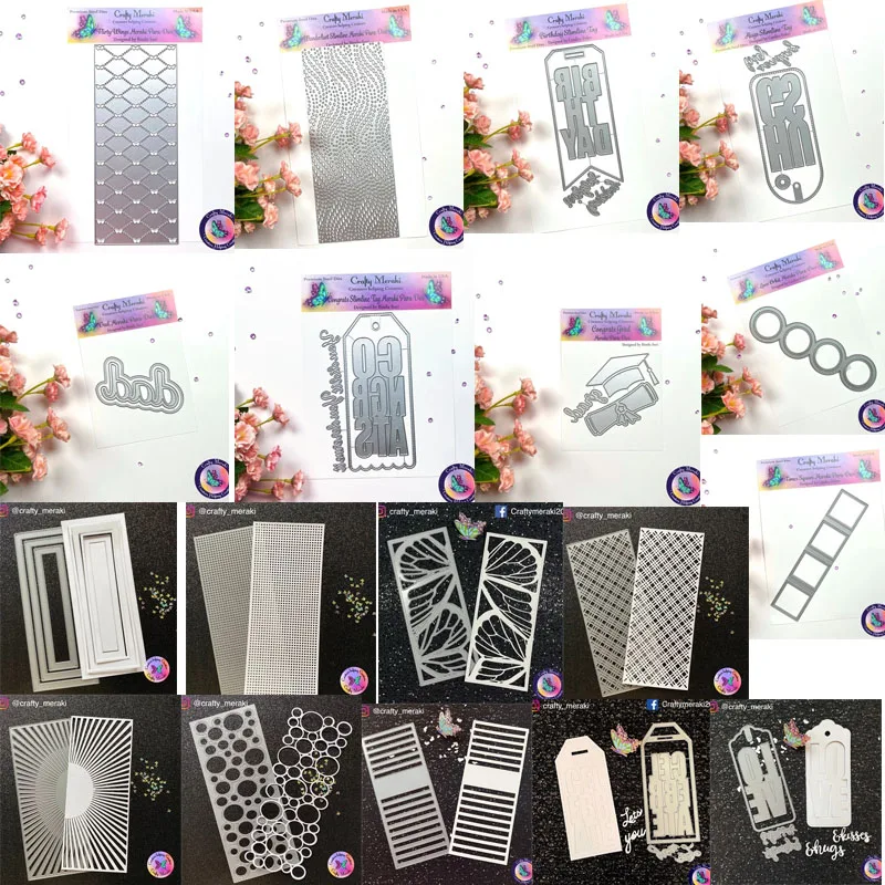 

Metal cutting dies 29PC slimline cut mold card Scrapbook paper craft knife mould blade punch stencils