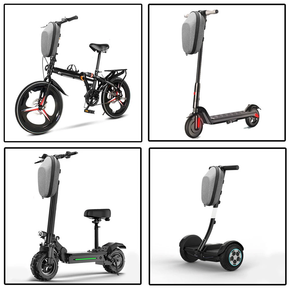 

NEW Scooter Storage Bag Waterproof Hard Shell Handlebar Front Hanging Bag For Bicycle Electric Scooter