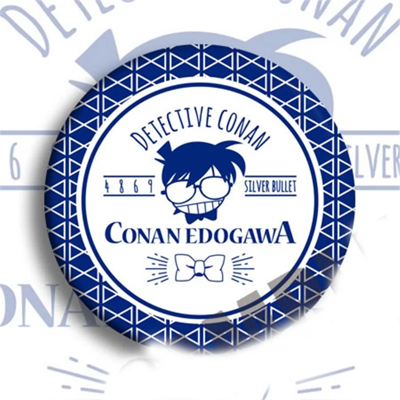 Новый аниме Detective Conan shuichi akai heiji hattori Косплей постельное белье брошка мультфильм