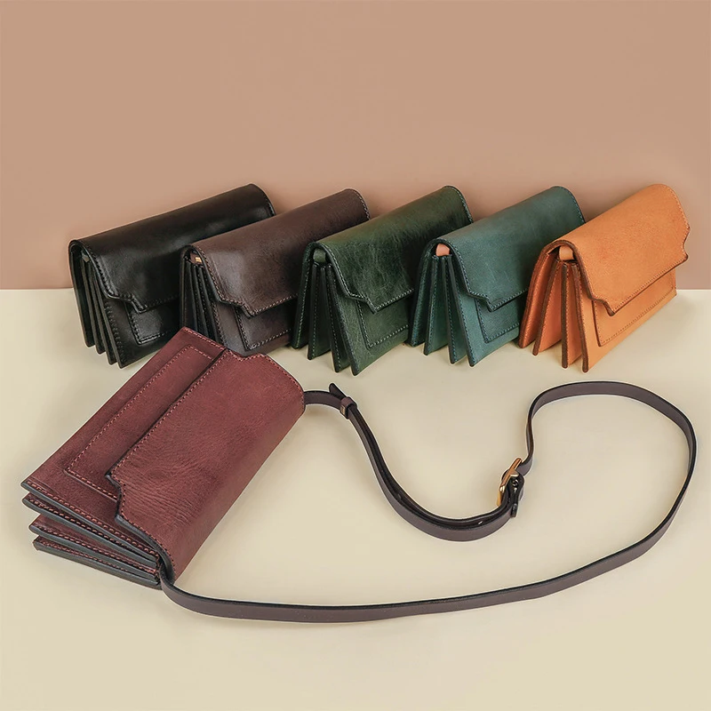 

Ladies Multicolor Shoulder Bag Genuine Leather Tote Bags Crossbody Bags For Women Simple New Small Square Shoulder Bag