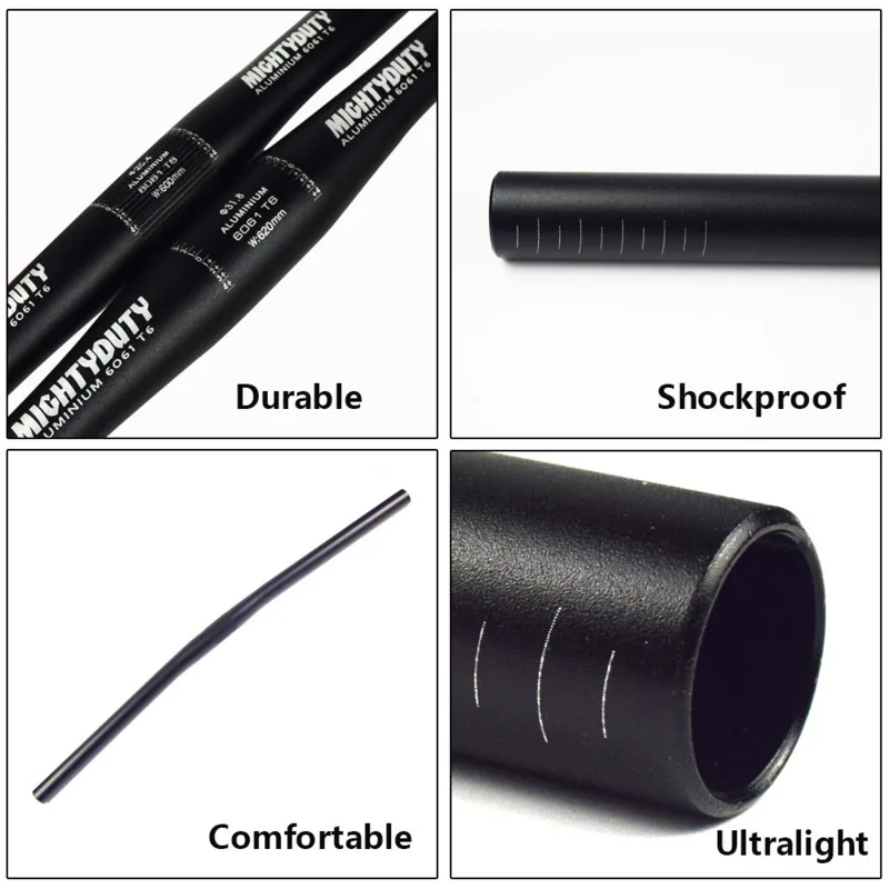 MIGHTYDUTY горный велосипед прямой руль сверхлегкий алюминиевый дорожный из сплава