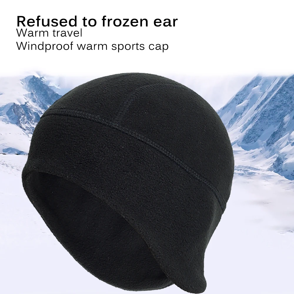 

Outdoor Cycling Fleece Hats Cozy Camping Hiking Caps Windproof Winter Warm Hat Fishing Hunting Soft Fleece Hat