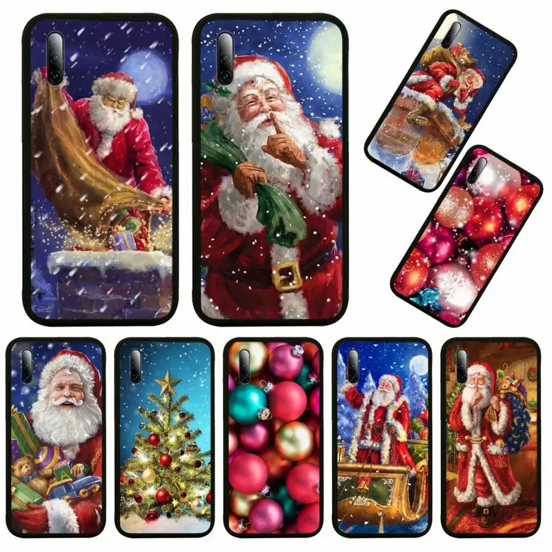

Christmas New Year Phone Case For Huawei Honor View V 5 7 8 9 10 20 30 X S Play Lite Pro Cover