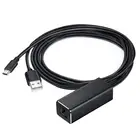 USB Ethernet адаптер 10100 Мбитс для Chromecast Micro USB2.0 к RJ45 для Fire TVGoogle Chromecast TV Stick USB сетевая карта