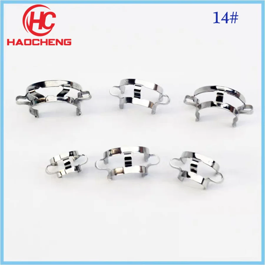 

10 pcs Metal Keck Clamp Ground Joints #14
