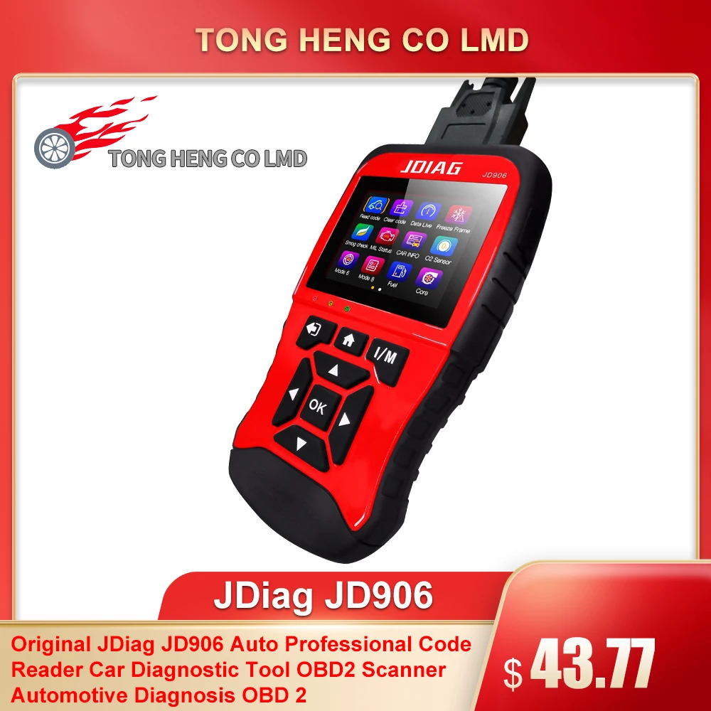 Оригинальный JDiag JD906 автомобильный Профессиональный считыватель кодов