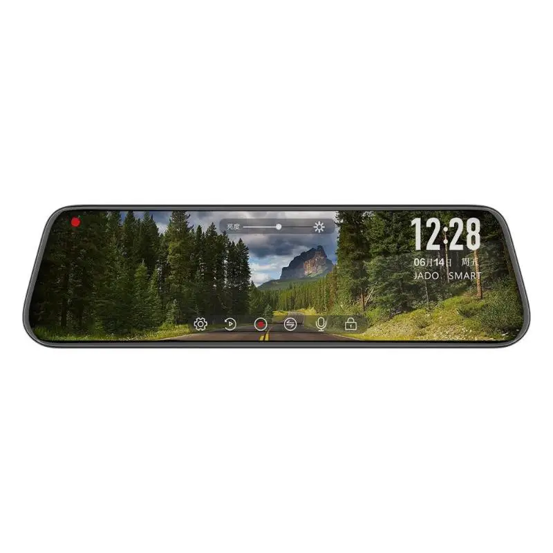 JADO A650 поток медиа ADAS зеркало заднего вида DVR Dashcam камера 9 35 &quotips сенсорный экран Full