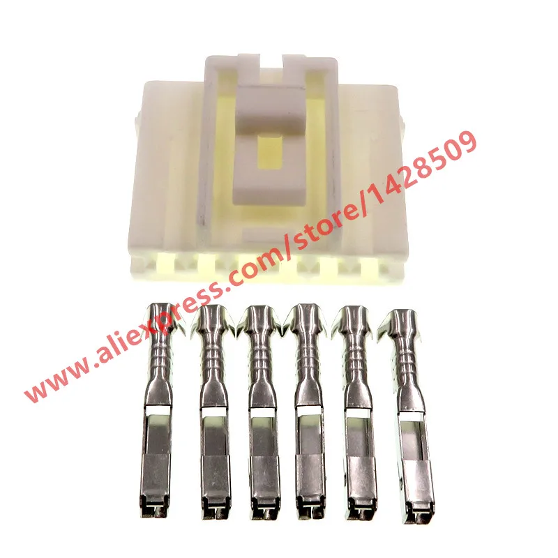 

5 Sets 6 Pin Electrical Auto Connector With Terminals For Car Auto 7283-1061